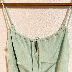 Elodie Light Green Mini Dress